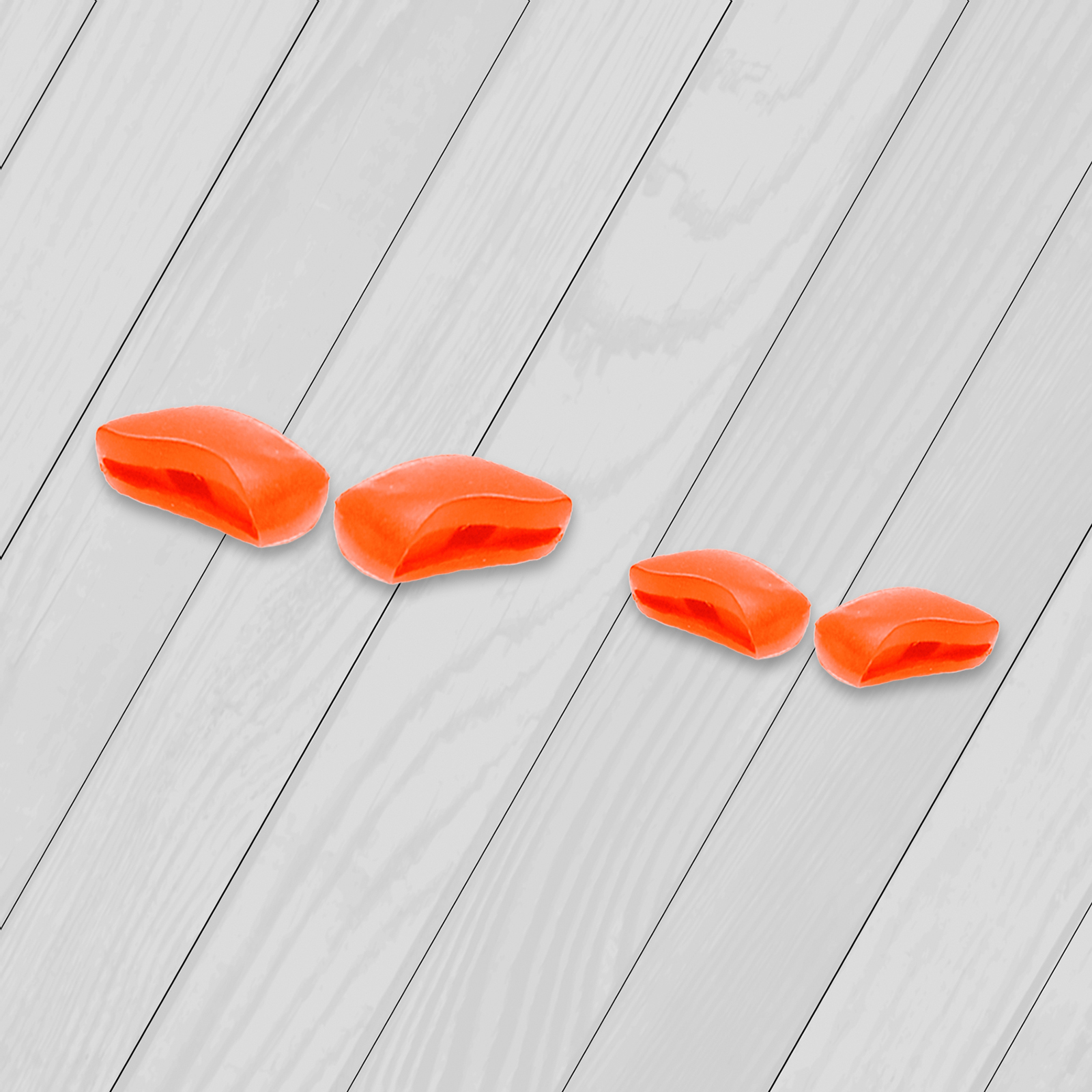 Eos silikonegummi udskiftning næsepuder til oakley commit sq  oo9086 ramme multi-option: Orange