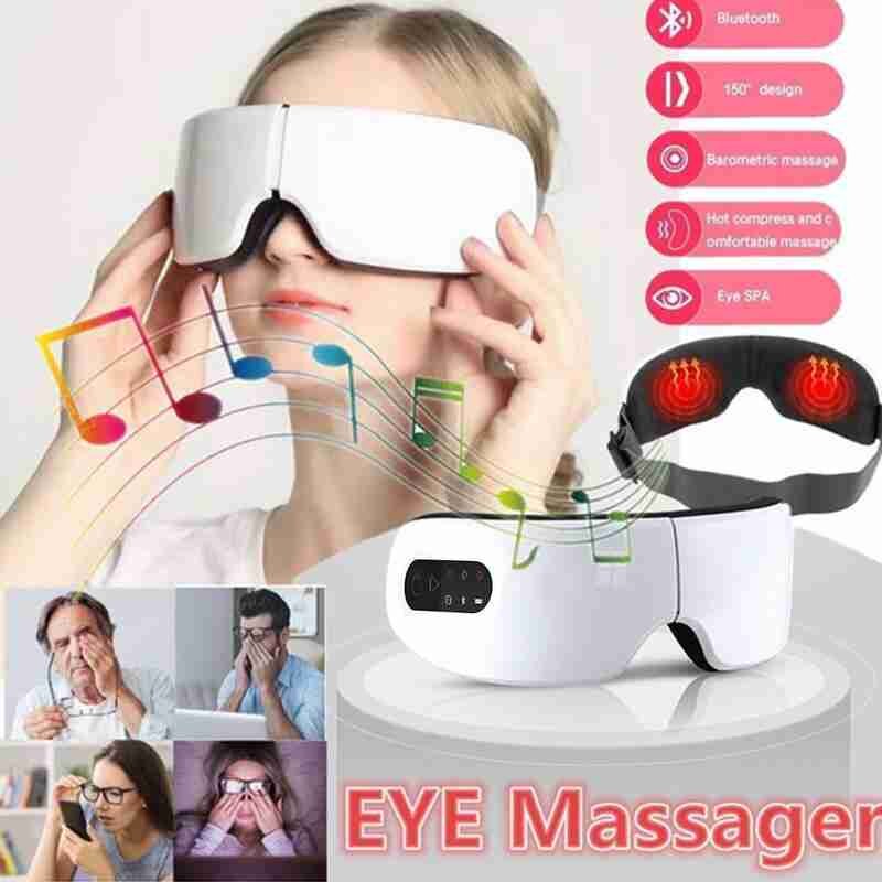 Multi Functie Eye Massage Apparaat Lcd-scherm Oogbescherming Smart Shade Cover Slaap Eye Massager Rest Eye Mask