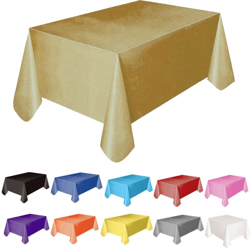 Tischdecke Tabelle Startseite Rechteck Party Hochzeit Geschirr Thema Leinen- 11 Farben