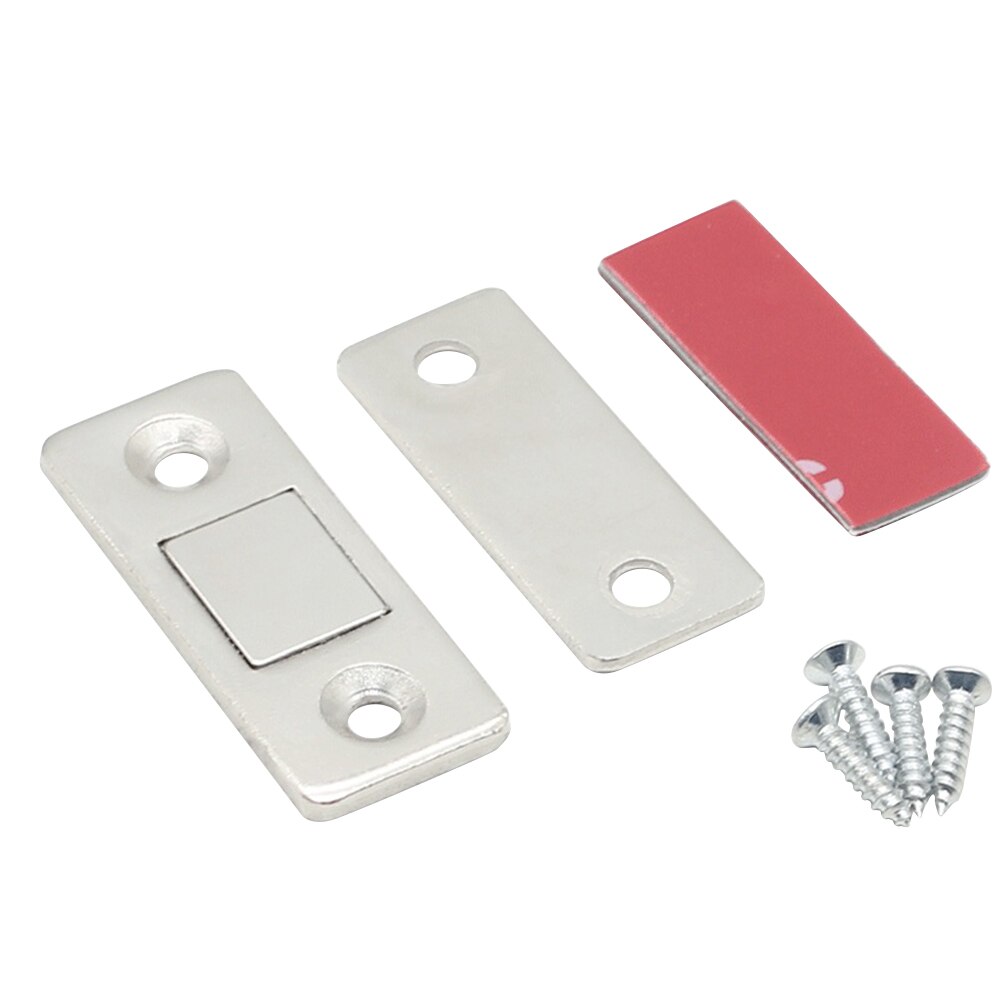 Magnetic Lock Door Stopper Cabinet Suction Door Wardrobe Cupboard Closet Holder Toilet Glass Catch Latch Furniture with Screws