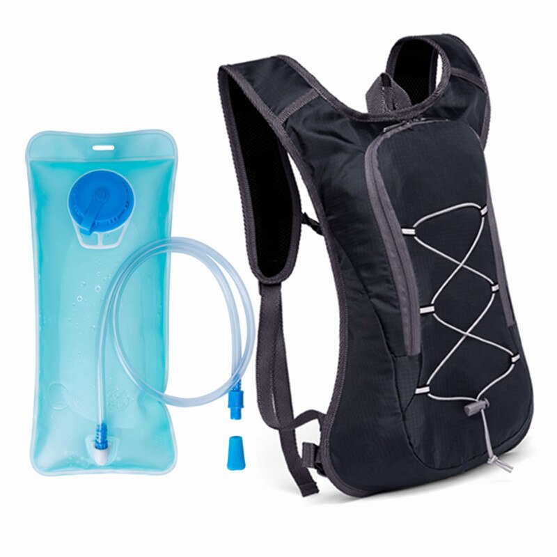 Waterdichte Fiets Rugzak MTB Racefiets Tas Klimmen Wandelen Hydratatie Rugzak mannen Vrouwen Lichtgewicht Fietsen Water Zakken: with water bag