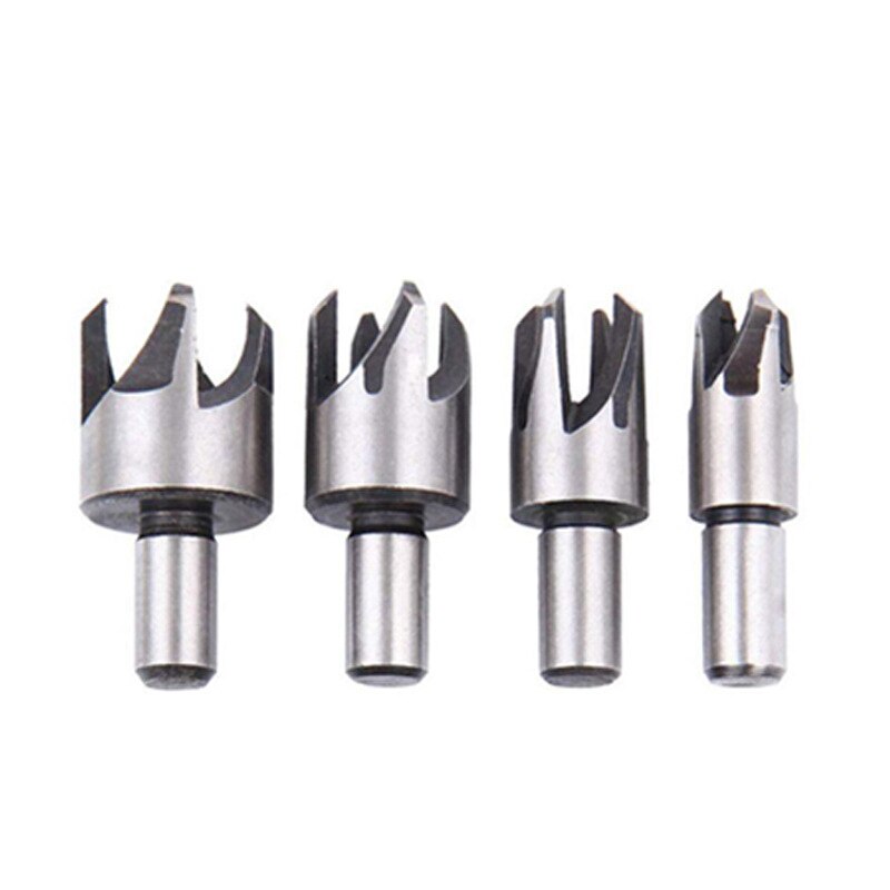 Woodworking Countersunk Drill Set With Hexagonal Handle: 4ZS