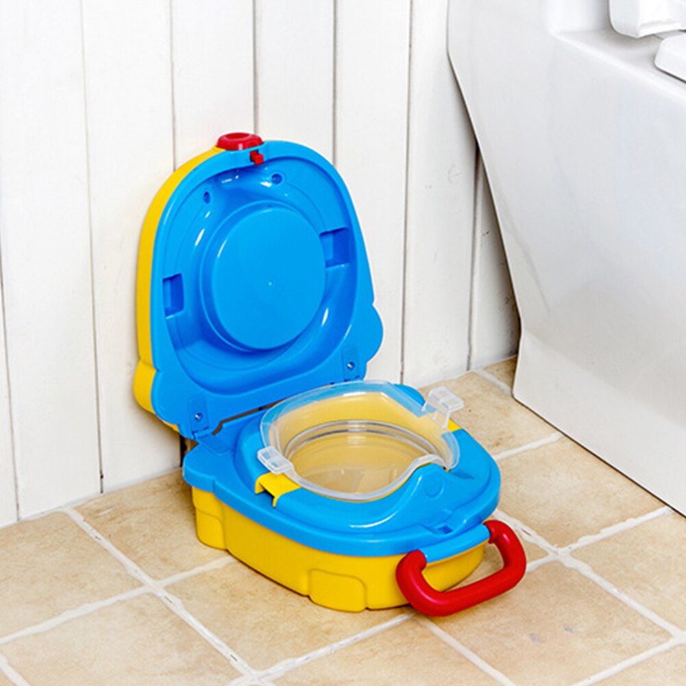 Ausbildung Kleinkind Auto Nette Toilette Sitz Reise Urinal Mit Griff Außen PP freundlicher Große Kapazität Tragbare Töpfchen
