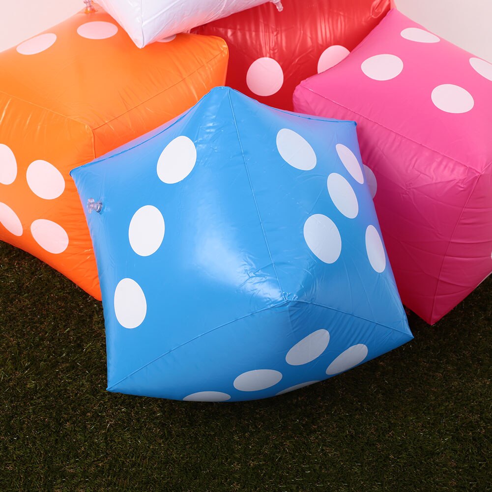 Aufblasbare 30X30 cm Riesen PVC Luft Würfel Anzahl Würfel Für Spielzeug Party Bar Spiel S