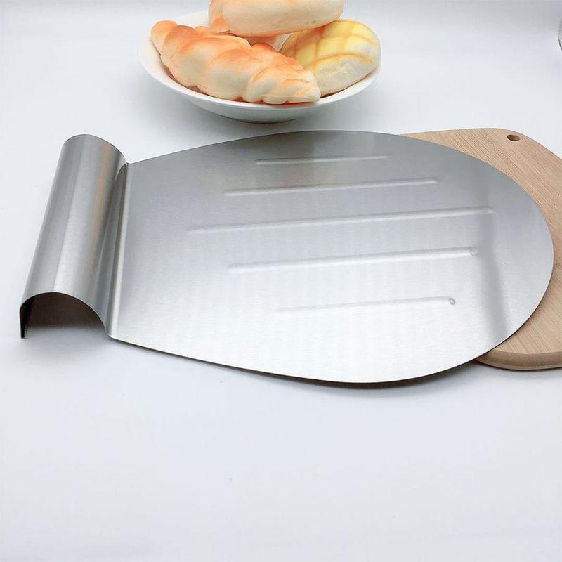 Stainless Steel Cake Shovel Transfer Cake Tray Moving Plate Cake Lifter Bread Pizza Blade Baking Dessert Tools Pastry Scraper
