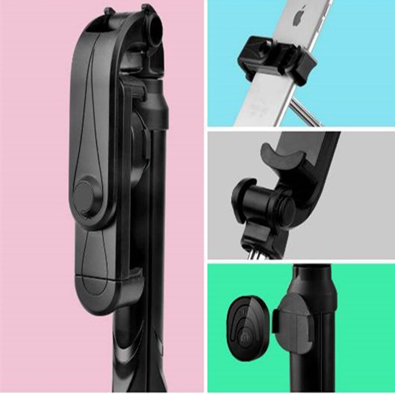 Selfie Stick Treppiede - XT10 - Telecomando Bluetooth - Orizzontale e Verticale - Portatile