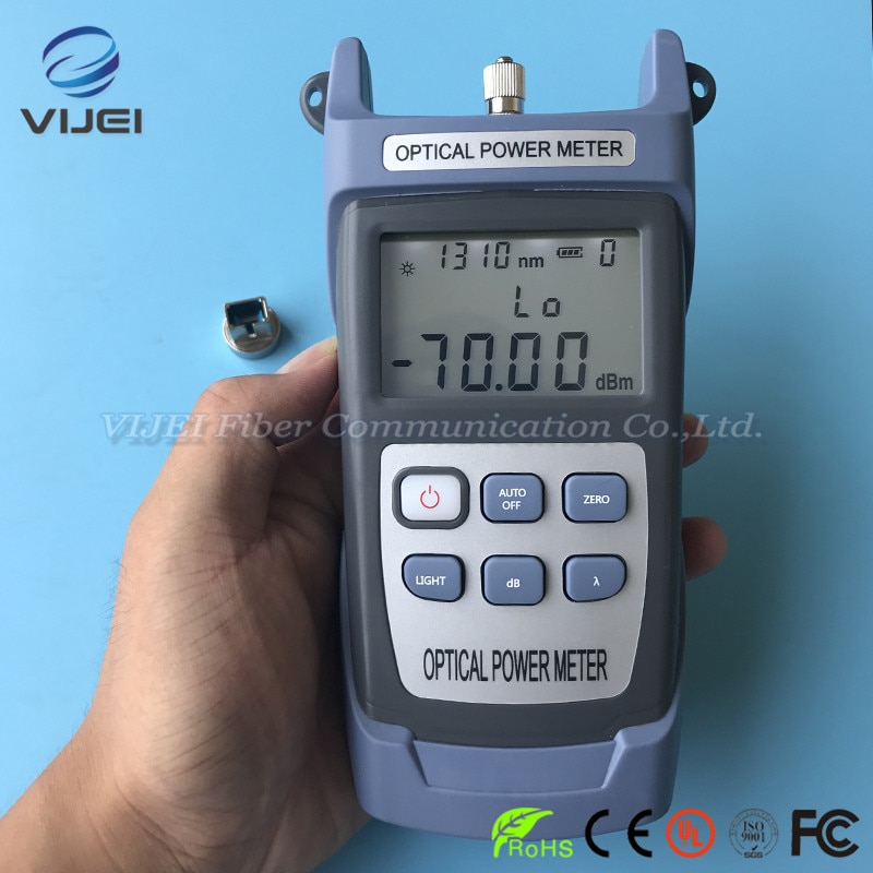 KING-60S Optical Fiber Power Meter Faser Test-70dBm ~ + 10dBm