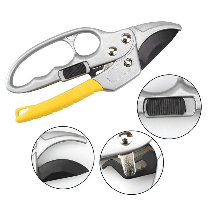Pruning Shears, Ratchet Pruning Shears, Garden Tools, Suitable for Gardening for Any Occasion
