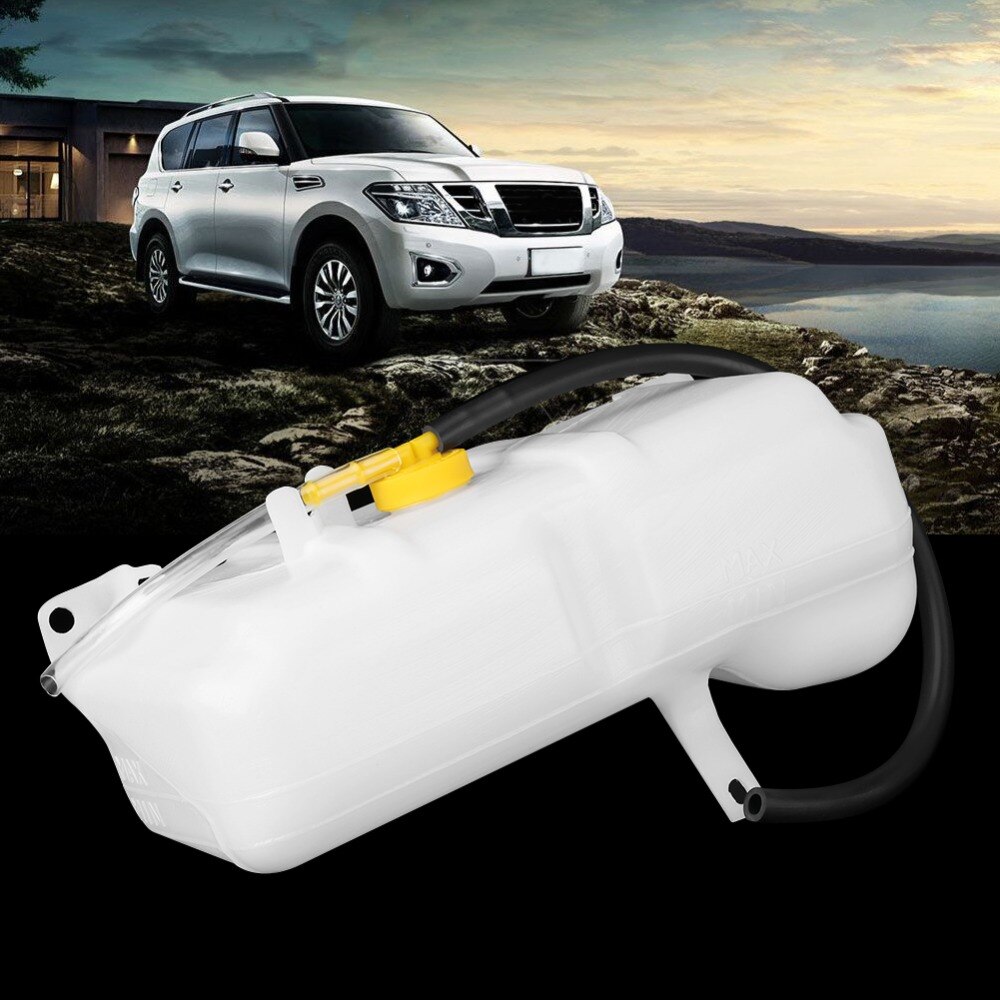 Refrigerante radiador desbordamiento botella tanque de doble tubo para Nissan Patrol GQ 88-97 Ford Maverick 88-94 17931-NI020DO