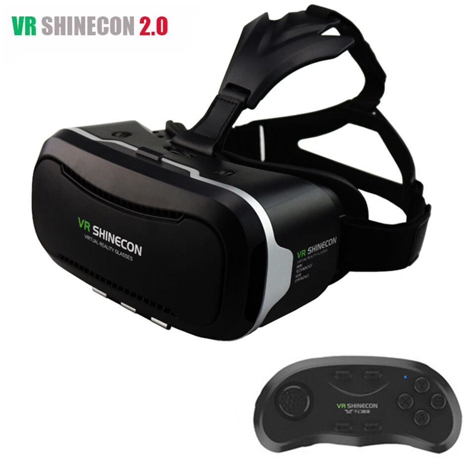 Wearable 3D Bril VR DOOS Verbeterde Versie Virtual Reality 3D Video Bril 4.7-6.0 Inch voor iPhone/ android/Films