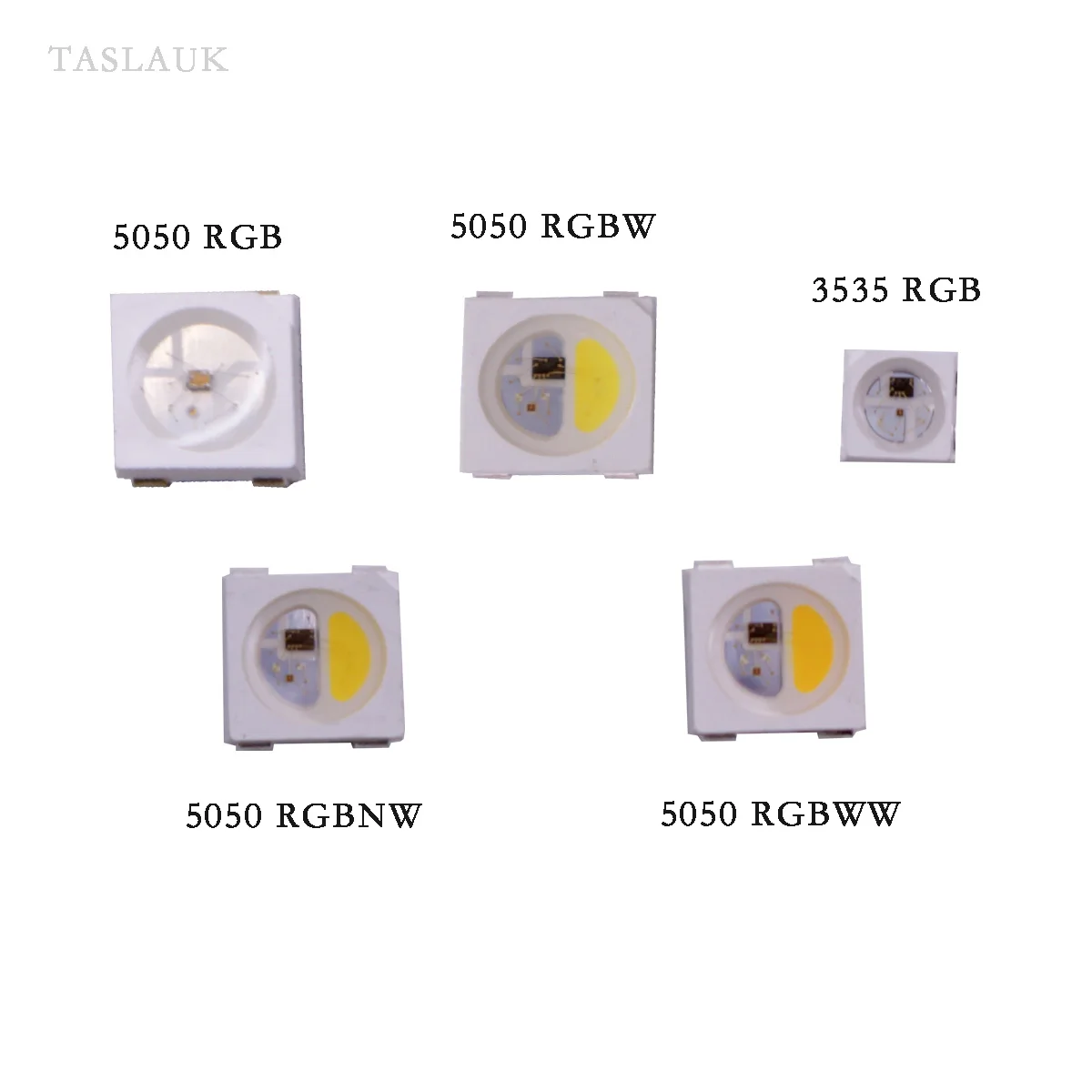 10-1000 pièces SK6812 RGBW RGBNW RGBWW WS2812B RGB puce LED 5050 3535 SMD noir/blanc PCB adressable individuellement puce Pixels 5V