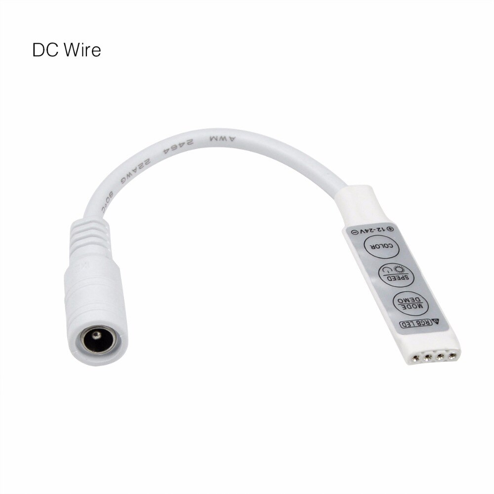 Mini DC 12 V LED RGB Controller LED Dimmer Snelheid/Helderheid Controle Voor RGB 5050 3528 2835 LED Strip licht