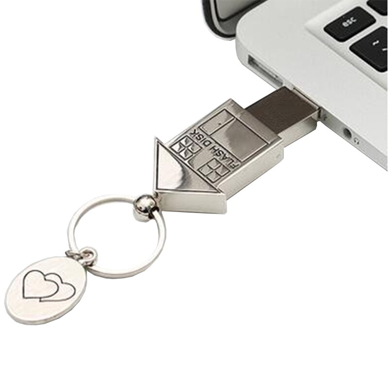 Pendrive de metal para casa, memoria usb de 64gb, 4gb, 8 gb, 16gb, 32gb, 128gb,