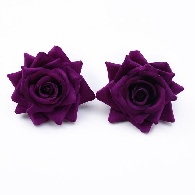 30/100PCS Kunstbloemen voor Kerst Woondecoratie Bruiloft Bruids Accessoires DIY Krans Een Cap Zijden rozen: S / green