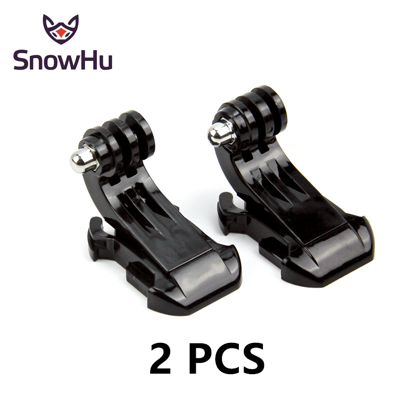 SnowHu J-Haken Schnalle Oberfläche Halterung Für Gopro Zubehör 2PCS Für GoPro Hero 8 7 6 5 4 xiaomi Yi SJCAM SJ4000 Action Kamera GP20: GP20