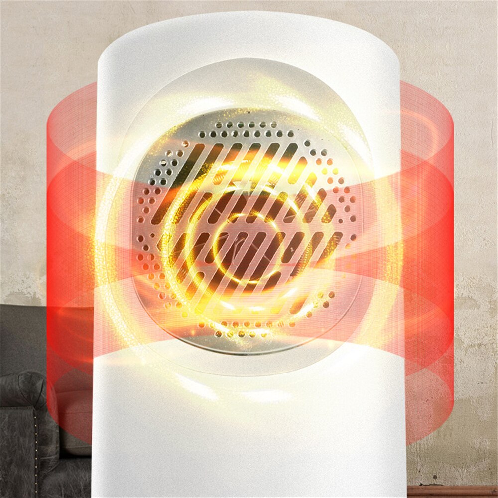 Mini Heater Touchscreen Desktop Heaters For Office Home Bedroom Warm/Cold Wind Overheat Protection
