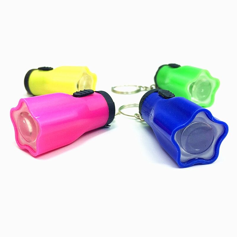 Mini Taschenlampe LED Licht-hoch Spielzeug Keychain Party Favors freundlicher Spielzeug Spielereien Tasche Anhänger Leucht Spielzeug Weihnachten