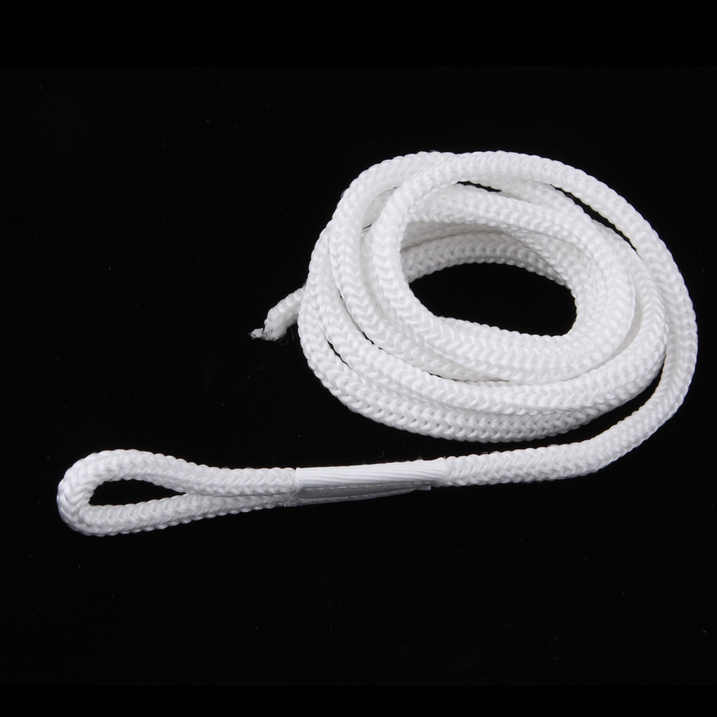 Boat Docking Bumper Line 1/4'' X 5' White Braided Marine Rope