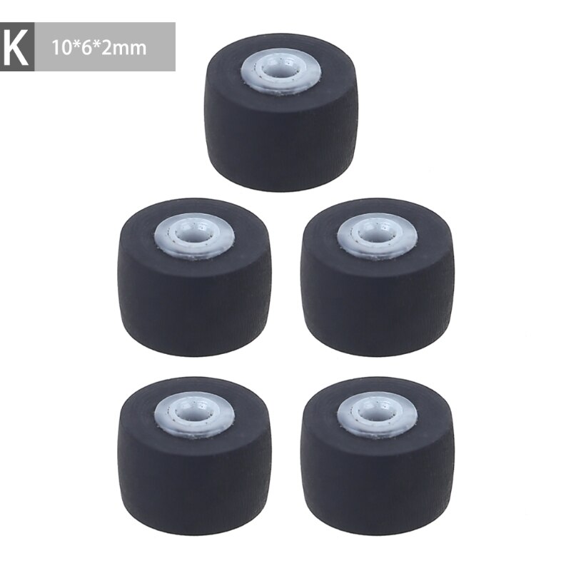 5 sztuk różnej wielkości samochodów zwijacz naciśnij koło pasowe, Deck audio-ciśnienia rejestrator naciśnij koło pasowe kaseta Deck Pinroller Tap