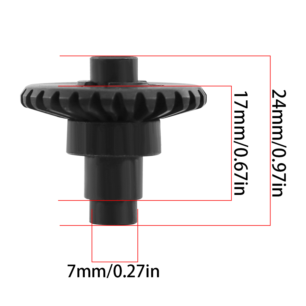 8T 24T/27T/30T/33T Staal Spiraalvormige Bevel As Gear Voor 1/10 rc Crawler Axiale SCX10 Ii Iii 90046 Axi03014 Capra 1.9 Utb