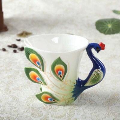 luxury franz porcelain coffee cup and saucer with spoon