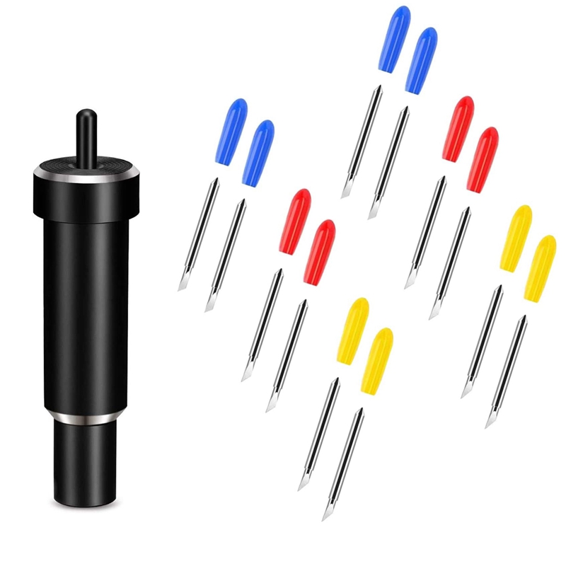 Deep Cut Blades with Blade Housing,30/45/60 Degree Deep Point Replacement Blades Kit,for Cricut Explore,Explore Air 2: Default Title