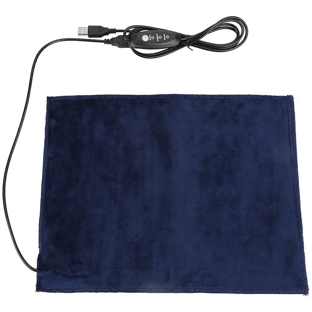 Usb husdjur elektrisk värmedyna filt katt elektrisk uppvärmd pad anti-scratch hund värmematta sov säng för höst vintern