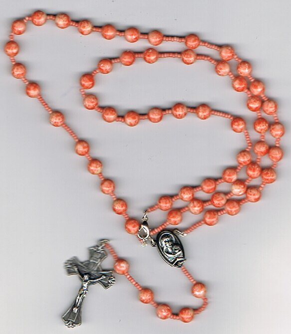 Rozenkrans Crystal En Kraal Touw, 7Mm Met Karabijnhaak