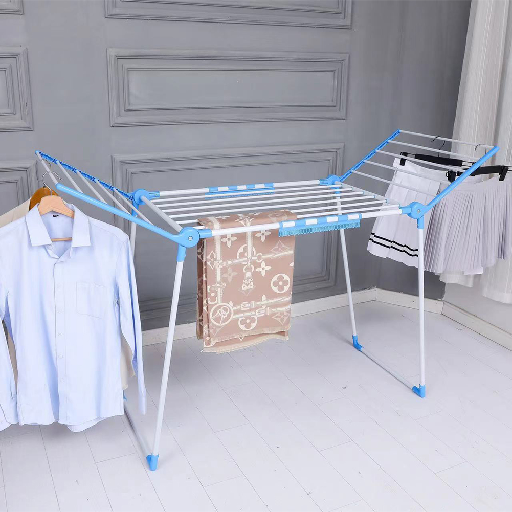 Tendedero de ropa multifunción, tendedero de ropa a prueba de viento, tendedero de ropa, soportes para secar ropa