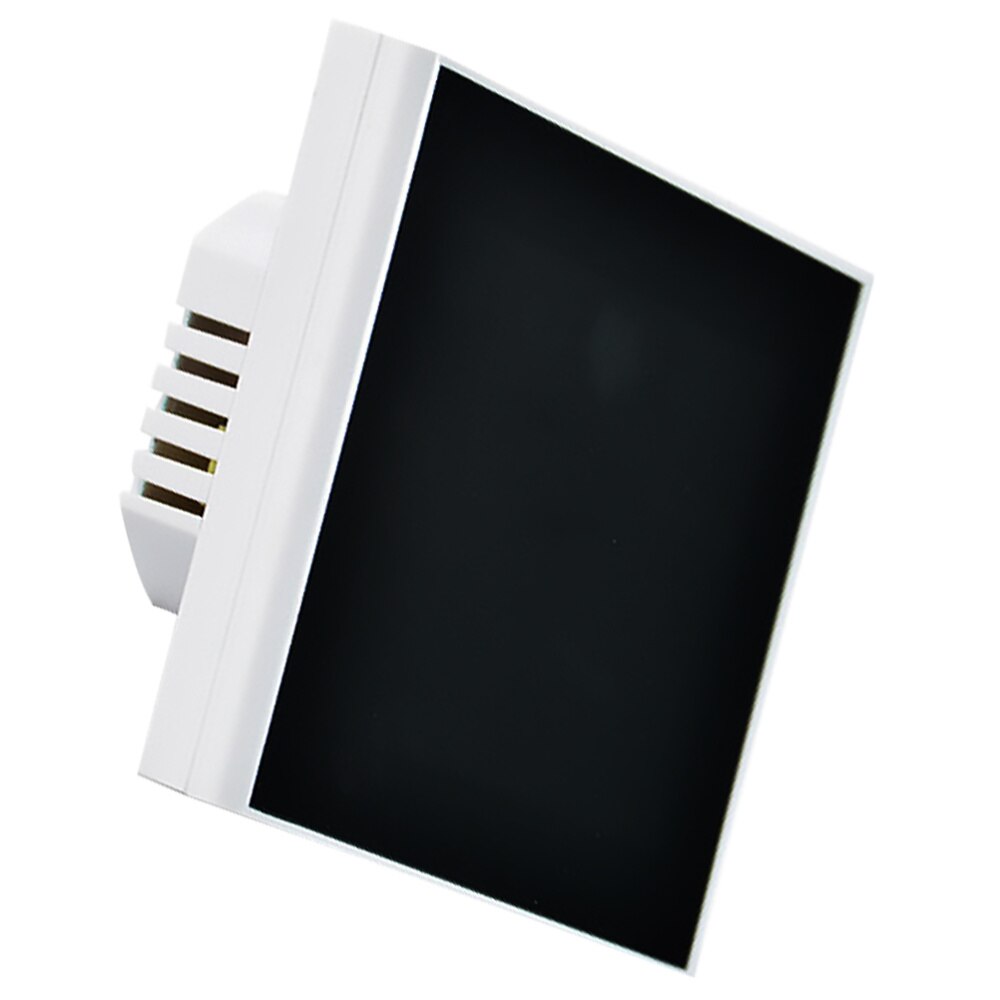 Intelligent Remote Floor Heating Thermostat High Power Temperature Controller for Water Heating (Black)