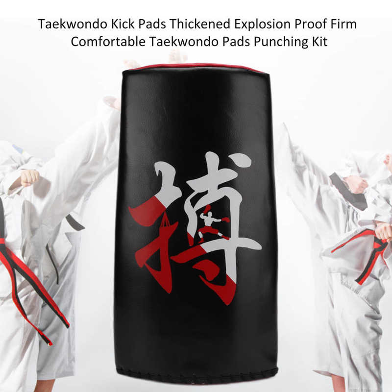 Taekwondo kick pads resistente ao desgaste firme kickboxing pads kit de perfuração para taekwondo formação