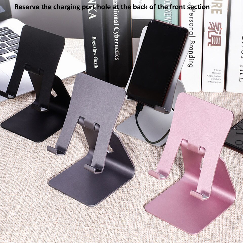 OUTMIX Desktop Holder Tablet Stand for ipad 9.7 10.2 10.5 11 12.9 inch Rotation Aluminium Tablet Stand Secure for Samsung Xiaomi