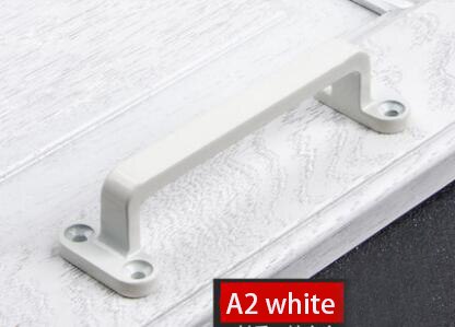 Drawer Door Handle Cupboard Pulls Kitchen Cabinet Wardrobe Handle Furniture Parts Hardware Accessories: A2 white