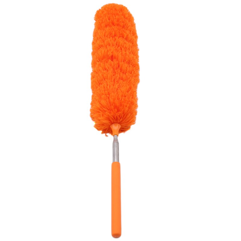 Mini Flexibele Statische Dust Cleaner Duster Thuis Kantoormeubilair Auto Schoonmaken Tool Accessoires Voor Cleaning: orange