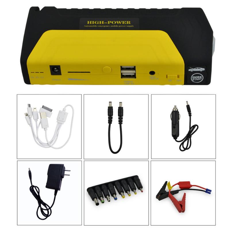 Chargeur de batterie de saut de voiture 12V 50800mAh | Pack de démarreur de voiture, Boster, batterie portable, chargeur de batterie externe de voiture, Booster de batterie, offre spéciale