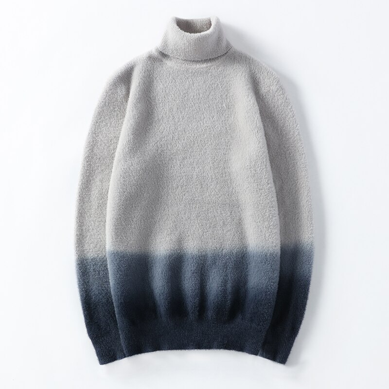 Nouvelle vêtements cachemire col roulé Pull hommes épais hommes chandails Slim Fit hiver Pull hommes Pull Homme hauts