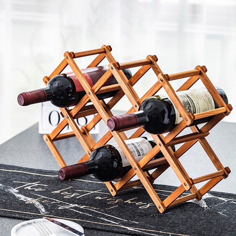 Hexagon 9 Bottle Wine Holder Display Modern Metal Honeycomb Wine Rack Wine Bottle Storage Beehive Tabletop Wine Rack