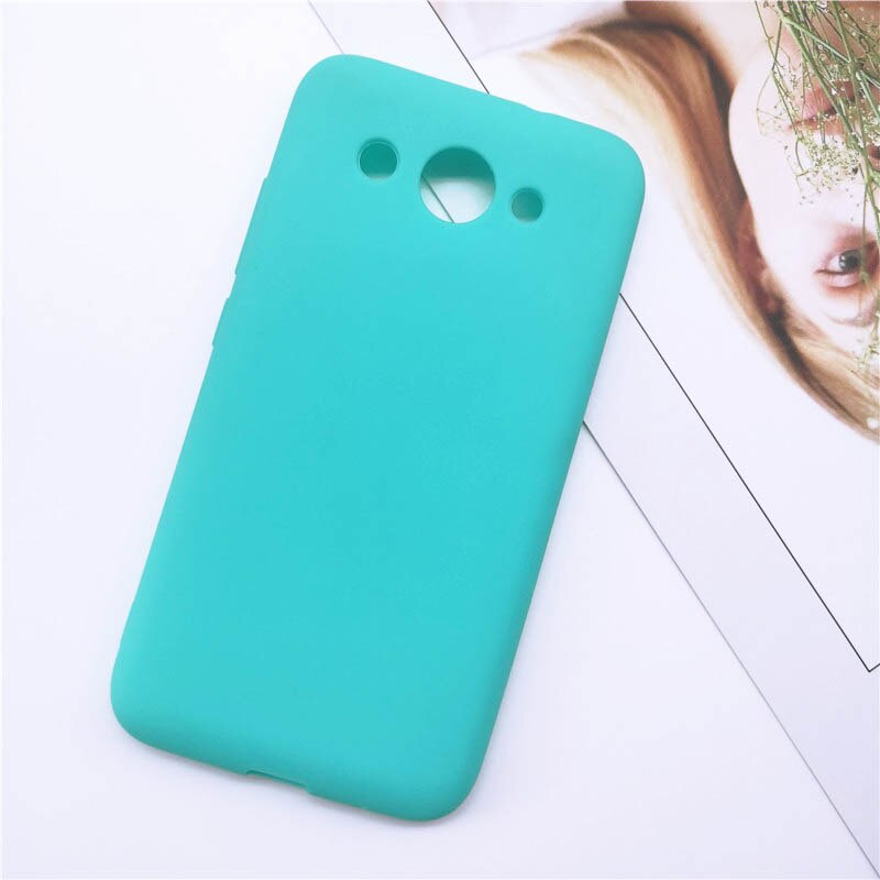 Soft TPU Case For Huawei Y3 Case Silicone Phone Back Cover For Huawei Y3 / Y5 lite CRO-U00 CRO-L22 U00 Cover Capa: Green