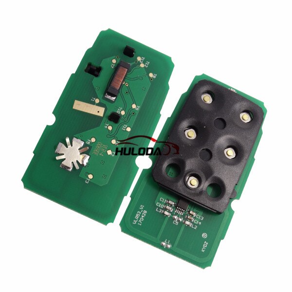 "For Volvo 5 button remote key with 902mhz PCF7945/7953 chip"