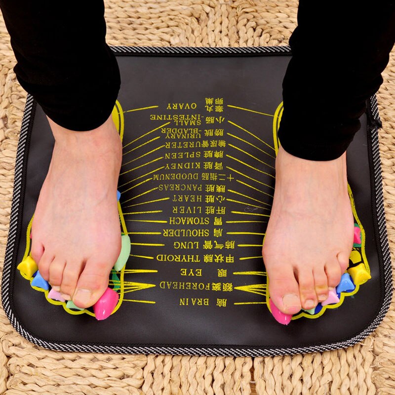 Walk Stone Massage Mat Chinese Reflexologie Pijnbestrijding Foot Spa Mat Gemak Vermoeidheid Van De Spieren En Zenuwen Pijn