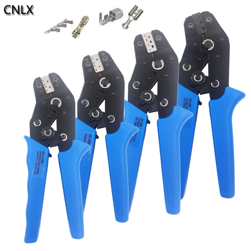 Draadkrimptang sn -48b/28b/01bm/02bm hoge precisie klem awg 0.08-0.5 mm 2/0.25-1 mm 2 xh2.54 ph2.0 multitool krimptang