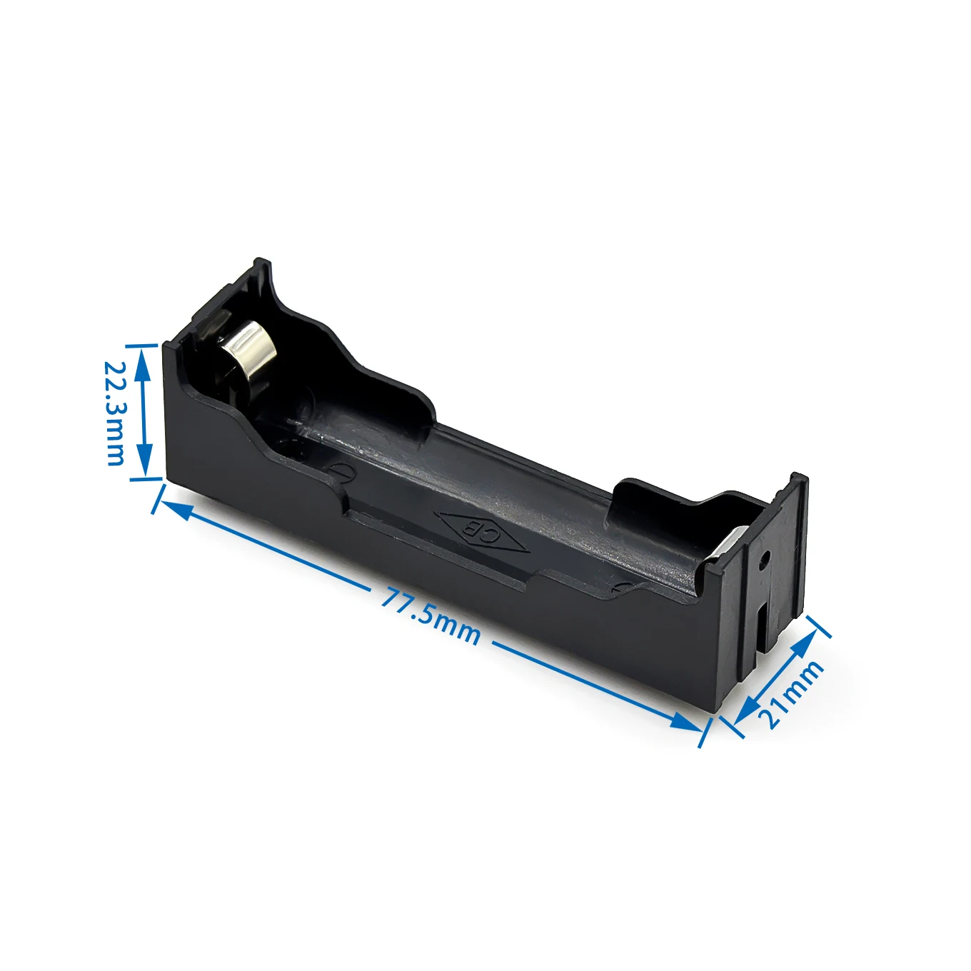 18650 Batterij 1/2/3/4 DIY lithiumbatterijhouder / 18650 batterijhouder / 1/2/3/4 kabel: Kaki