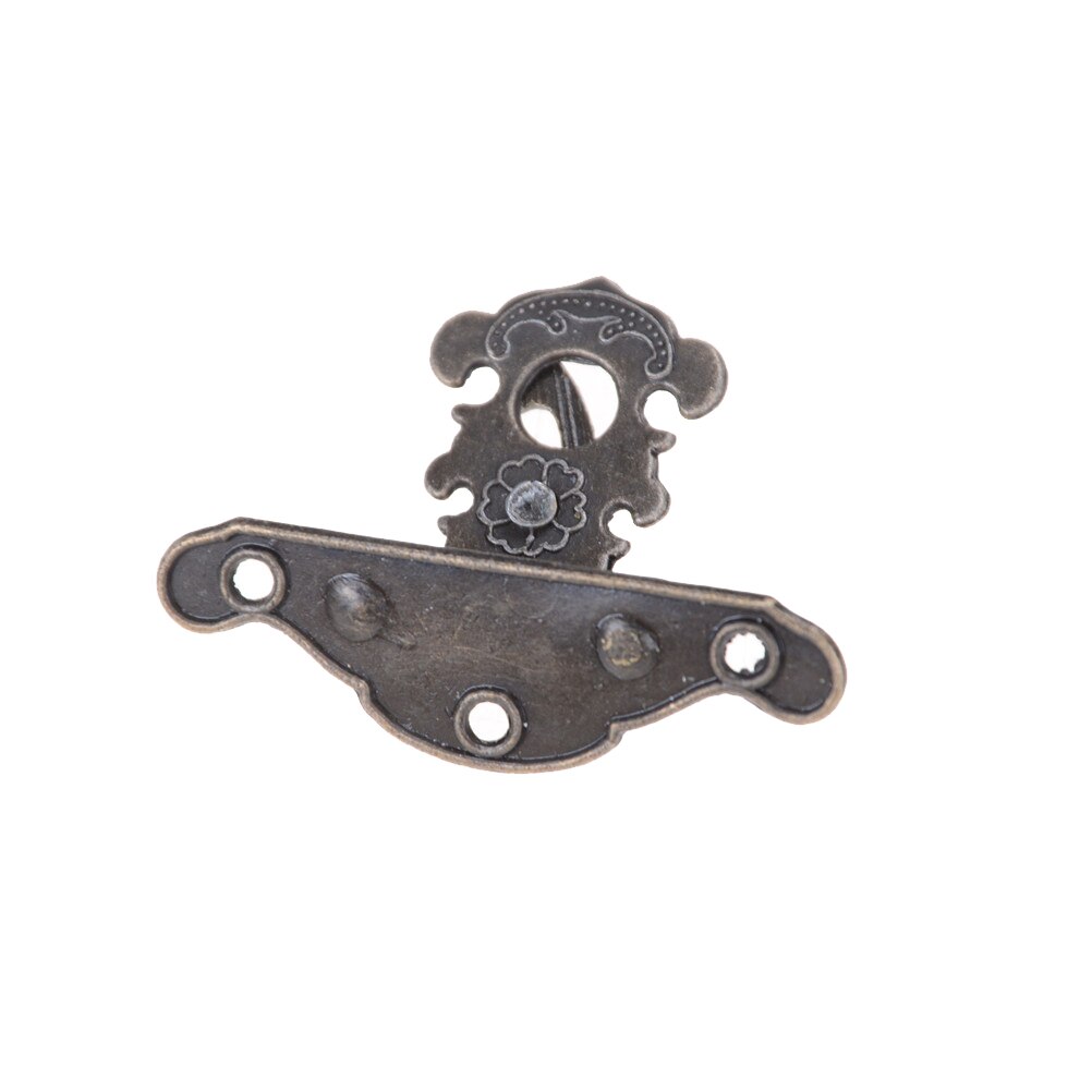 1pc 38*28 mm antikke bronze smykker trækasse hasps skuffelåse messing kufferter hasp lås spænde lås