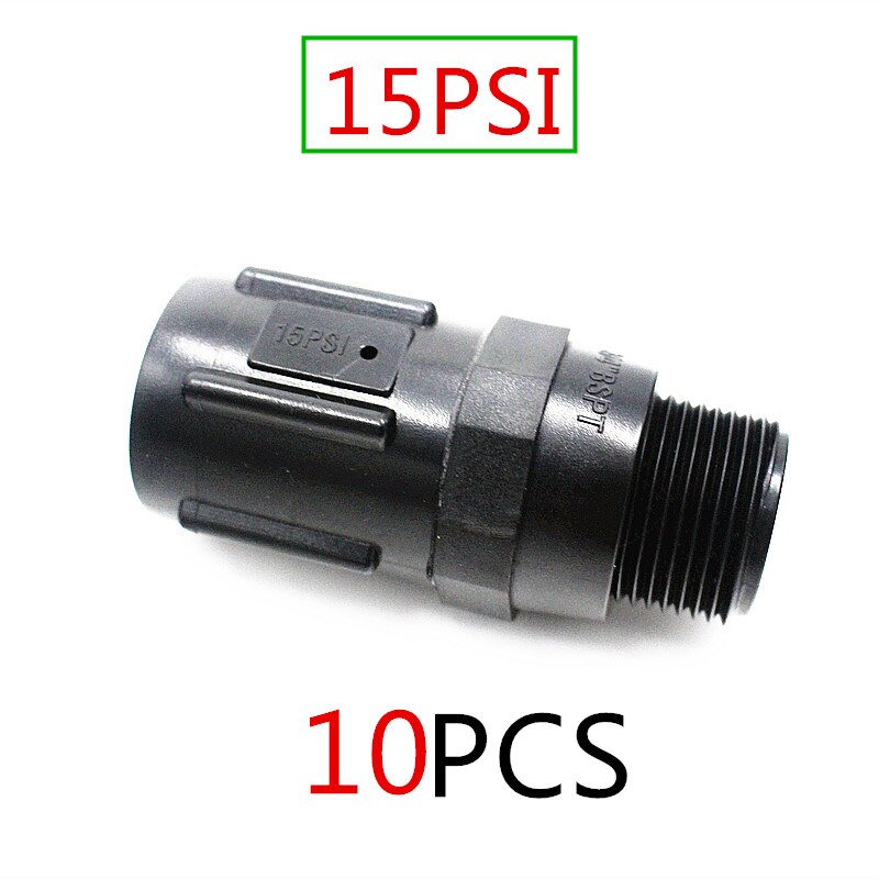 10 Pcs 15PSI-45PSI Regolatori di Pressione Preset con 3/4 &quot;Fht X Mht Tubo Filo di Pressione di Acqua per Il Giardino Drip Sistema