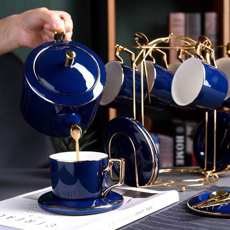 Luxury Cute Coffee Cup Ceramic Original Breakfast Espresso Cups Coffee Cups Set Taza De Cafe Tea Cup Set