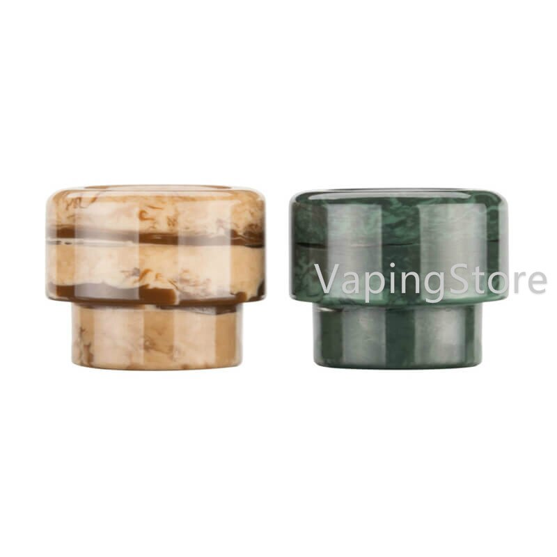 16mm Breite Bohrung SchöNe Harz 810 Tropfspitze für Verdammt Vape Untergang Gittergewebe RTA/THC Tauren EINE RTA/Wotofo Faris RDTA