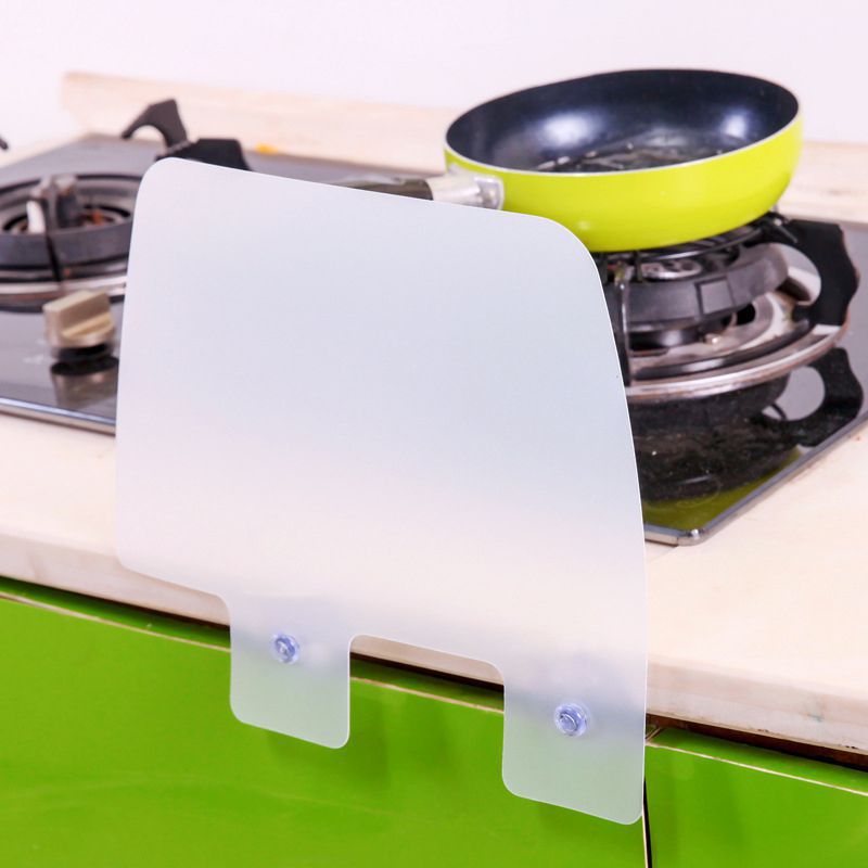 Kitchen Suction Cup Useful Sink Water Splash Guard Baffle Board Spatter Defense