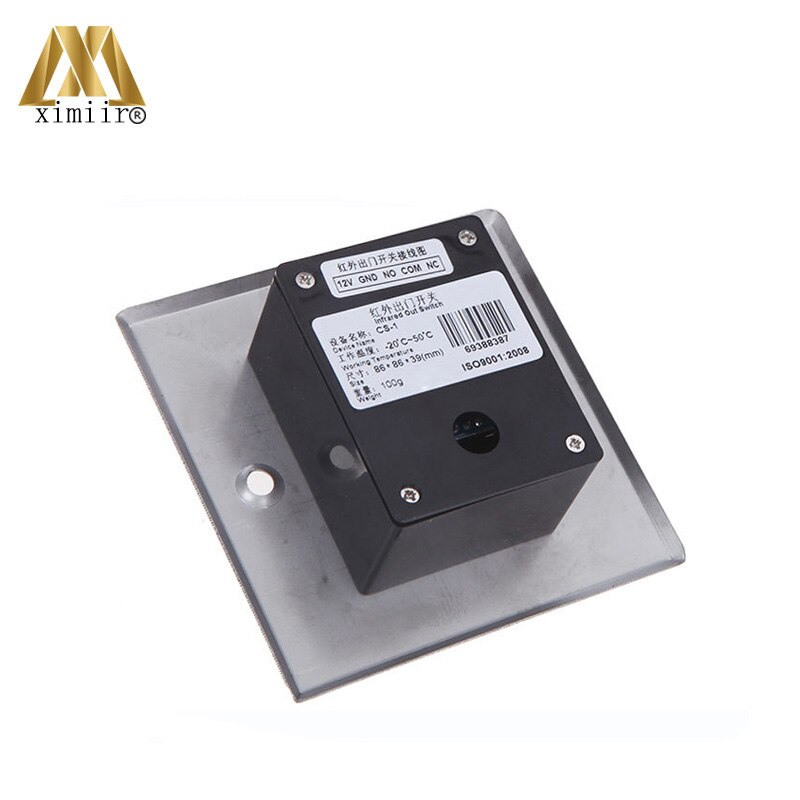 Access Control Sensor Stainless Steel Infrared Exit Button E10A Exit Swich Push Button