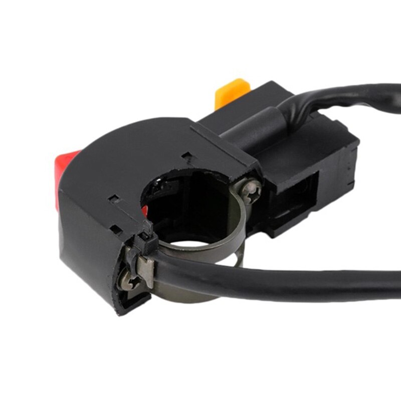 Bouton marche/arrêt électrique pour moto, 1 pièce, interrupteur de démarrage/arrêt pour Dirt ATV Quad, adapté au guidon de 7/8 pouces