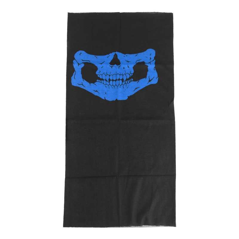 Funda gafas podkładki strąk szklanki twarz czaszki pokrywa szalik szalik bez szwu robić jazdy na rowerze jazda motocyklem samochody: Niebieski